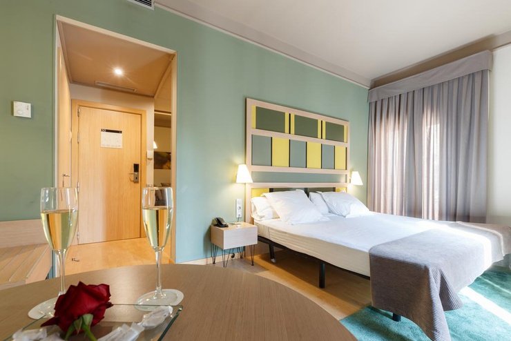 Chambre single Hôtel Ciutat Barcelona Barcelone Chambre single Hôtel Ciutat Barcelona Barcelone