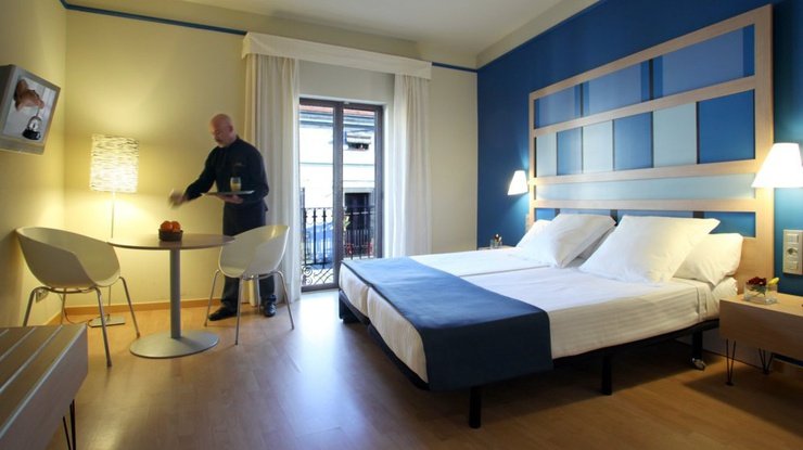 Chambre twin Hôtel Ciutat Barcelona Barcelone Chambre twin Hôtel Ciutat Barcelona Barcelone